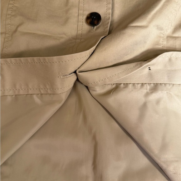 Talbots Classic Tan Button-Front Skirt - Picture 8 of 8